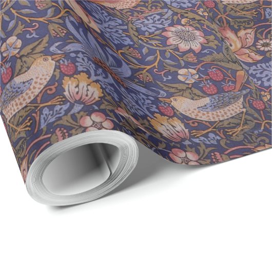 William Morris Strawberry Thief Wrapping P Cadeaupapier (Rol Hoek)