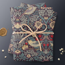William Morris Strawberry Thief Wrapping Paper