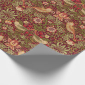 William Morris Strawberry Thief Wrapping Paper Cadeaupapier (Hoek)
