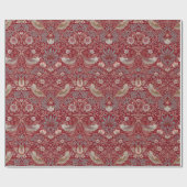 William Morris Strawberry Thief Wrapping Paper Cadeaupapier (Vlak)