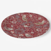 William Morris Strawberry Thief Wrapping Paper Papieren Bordje (Gekanteld)