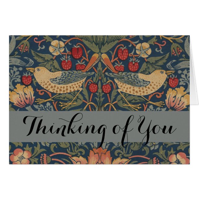 William Morris Strawberry Thieves Birds (Voorkant Horizontaal)