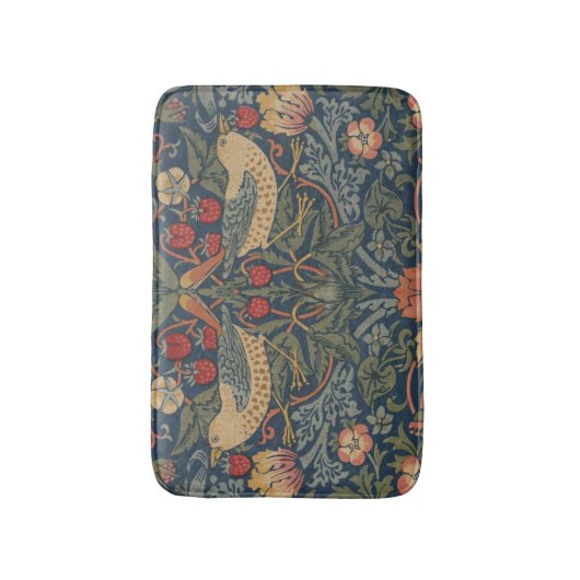 William Morris Strawberry Thieves Birds Badmat (Voorkant Verticaal)