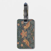 William Morris Strawberry Thieves Birds Bagagelabel (Achterkant verticaal)