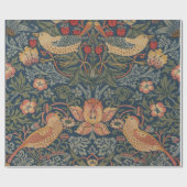 William Morris Strawberry Thieves Birds Cadeaupapier (Vlak)