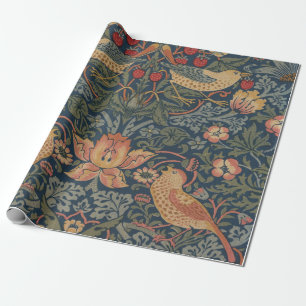 William Morris Strawberry Thieves Birds Cadeaupapier