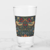 William Morris Strawberry Thieves Birds Glas (Voorkant)