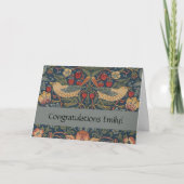 William Morris Strawberry Thieves Birds Kaart (Voorkant)