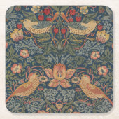 William Morris Strawberry Thieves Birds Kartonnen Onderzetters (Voorkant)