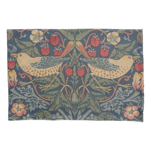 William Morris Strawberry Thieves Birds Kussensloop (Voorkant)