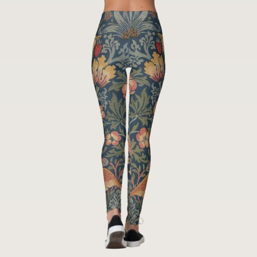 William Morris Strawberry Thieves Birds Leggings (Achterkant)