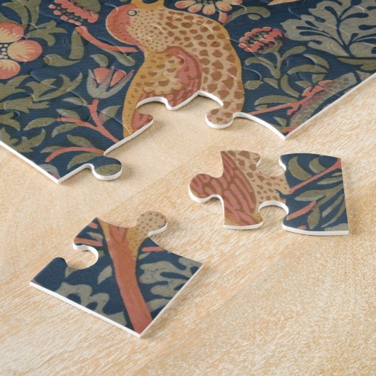 William Morris Strawberry Thieves Birds Legpuzzel (Zijkant)