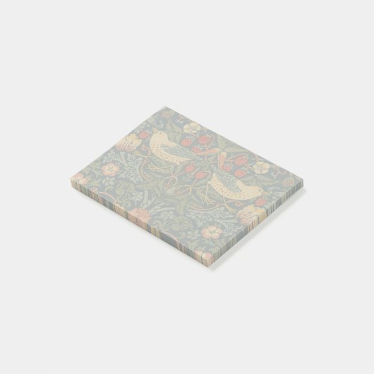 William Morris Strawberry Thieves Birds Post-it® Notes (Schuin)