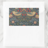 William Morris Strawberry Thieves Birds Rechthoekige Sticker (Tas)