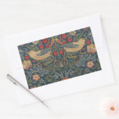 William Morris Strawberry Thieves Birds Rechthoekige Sticker (Envelop)