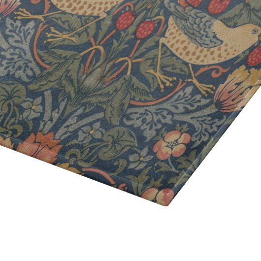 William Morris Strawberry Thieves Birds Snijplank (Hoek)