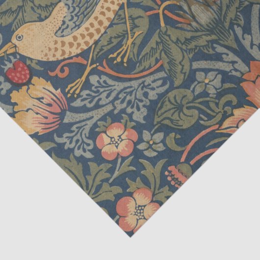 William Morris Strawberry Thieves Birds Tissuepapier (Detail)
