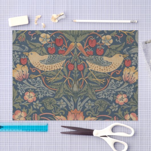 William Morris Strawberry Thieves Birds Tissuepapier (Craft)