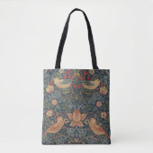 William Morris Strawberry Thieves Birds Tote Bag (Voorkant)