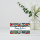 William Morris Strawberry Thieves Floral Visitekaartje (Staand voorkant)