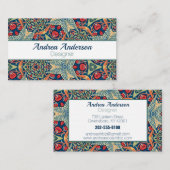 William Morris Strawberry Thieves Floral Visitekaartje (Voorkant / Achterkant)