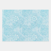 William Morris Style  blauw inpakpapier (Voorkant 2)