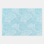 William Morris Style  blauw inpakpapier (Voorkant)