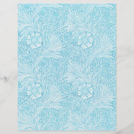 William Morris Style Blauw Scrapbook Papier