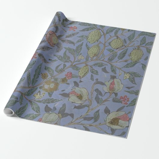 William Morris Style Cadeaupapier (Uitgerold)