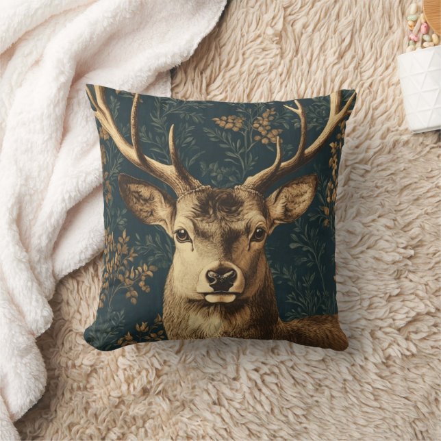 William Morris Style  Deer Kussen (Deken)