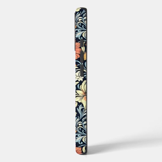William Morris style floral acanthus pattern Case-Mate iPhone Case (Achterkant / Links)