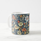 William Morris style floral acanthus pattern Koffiemok (Voorkant links)