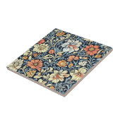 William Morris style floral acanthus pattern Tegeltje (Zijkant)