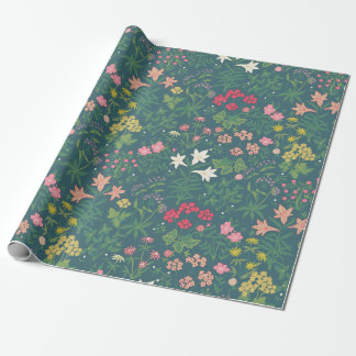 William Morris Style Spring Garden Floral Pattern Cadeaupapier