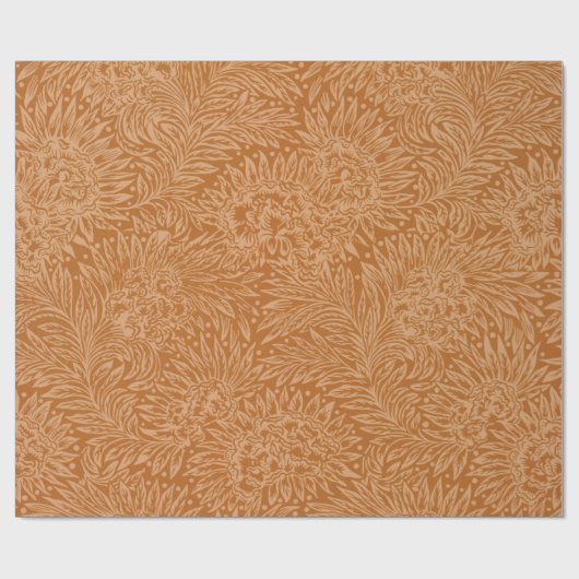 William Morris Style Victoriaans Floral en Foliage Cadeaupapier (Vlak)