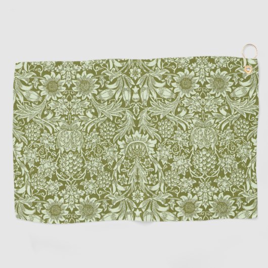 William Morris "Sunflower" 3 Golfhanddoek (Horizontaal)