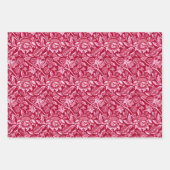 William Morris Sunflower, bruin, roze, grijs Inpakpapier Vel (Voorkant 2)