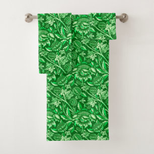 William Morris Sunflower, Emerald Green Bad Handdoek