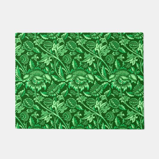 William Morris Sunflower, Emerald Green Deurmat (Voorkant)