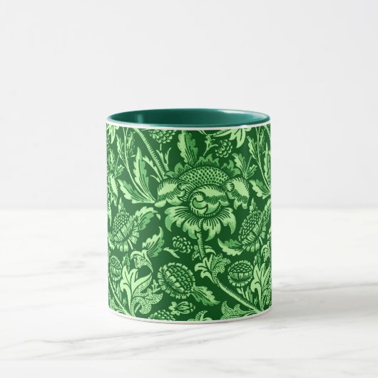 William Morris Sunflower, Emerald Green Mok (Midden)