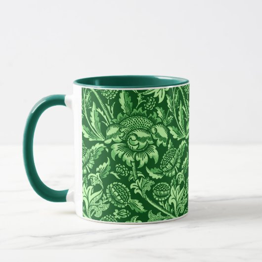 William Morris Sunflower, Emerald Green Mok (Links)
