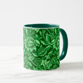 William Morris Sunflower, Emerald Green Mok (Voorkant rechts)