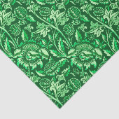 William Morris Sunflower, Emerald Green Tissuepapier (Detail)