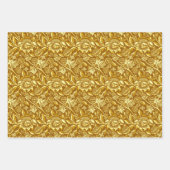 William Morris Sunflower, Gold Oranje & Blue  Inpakpapier Vel (Voorkant)