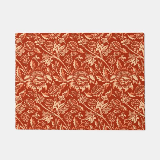 William Morris Sunflower, Mandarin Oranje Deurmat (Voorkant)