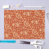 William Morris Sunflower, Mandarin Oranje Tissuepapier (Craft)