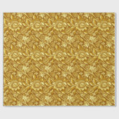 William Morris Sunflower, Mustard Yellow Cadeaupapier (Vlak)
