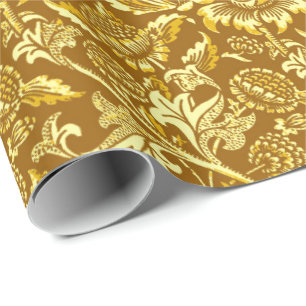 William Morris Sunflower, Mustard Yellow Cadeaupapier