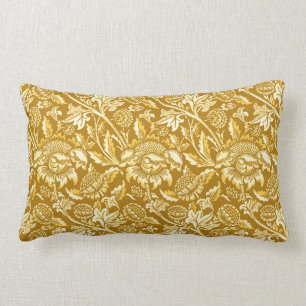 William Morris Sunflower, Mustard Yellow / Gold Kussen