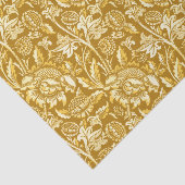 William Morris Sunflower, Mustard Yellow / Gold Tissuepapier (Detail)